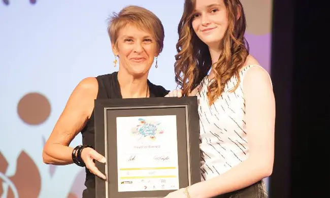 2013 Youth Awards Commissioner With Heather Barrett