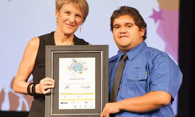 2013 Youth Awards Commissioner With Trevor Franklin