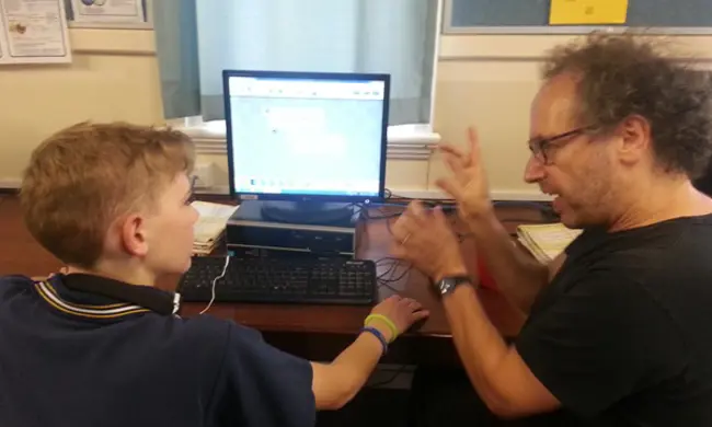 Tod Machover Assists A Narrogin PS Student Create His Music