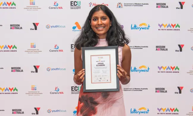 2025 Participate Award Finalist Amindi Elvadura