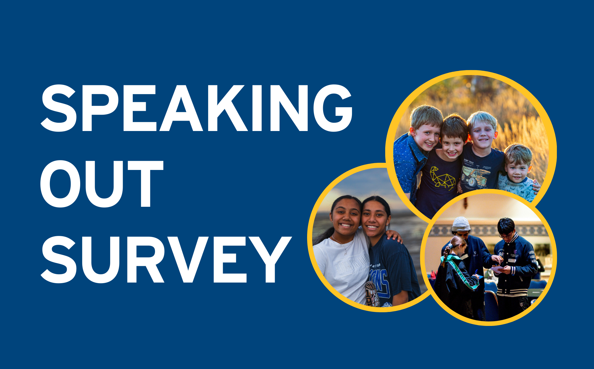 Speaking Out Survey Page Header