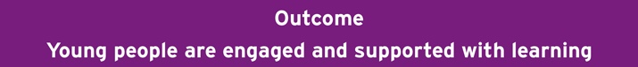 12 17 Outcome Young People Are Engaged And Supported With Learning