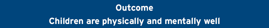 0 5 Outcome Children Are Physically And Mentally Well