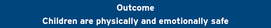 0 5 Outcome Children Are Physically And Emotionally Safe