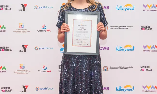 2025 Participate Award Finalist Lily Gaulton