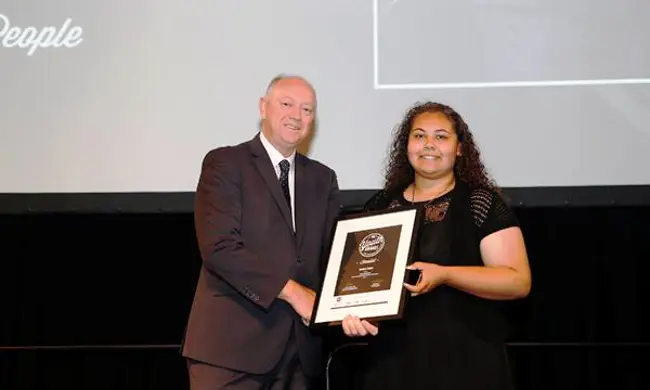 Colin Pettit With Dannika Calyon Participate Award Finalist 2015 WA Youth Awards